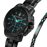  Shop Authentic Maserati Successo Aqua Edition Black Dial Stainless Steel Strap Watch For Men - R8873644003 - Luxxuri