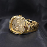  Shop Authentic Guess Duchess Quartz Gold Dial Gold Steel Strap Watch For Women - GW0558L2 - Luxxuri
