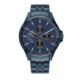  Shop Authentic Tommy Hilfiger Shawn Quartz Blue Dial Blue Steel Strap Watch for Men - 1791618 - Luxxuri