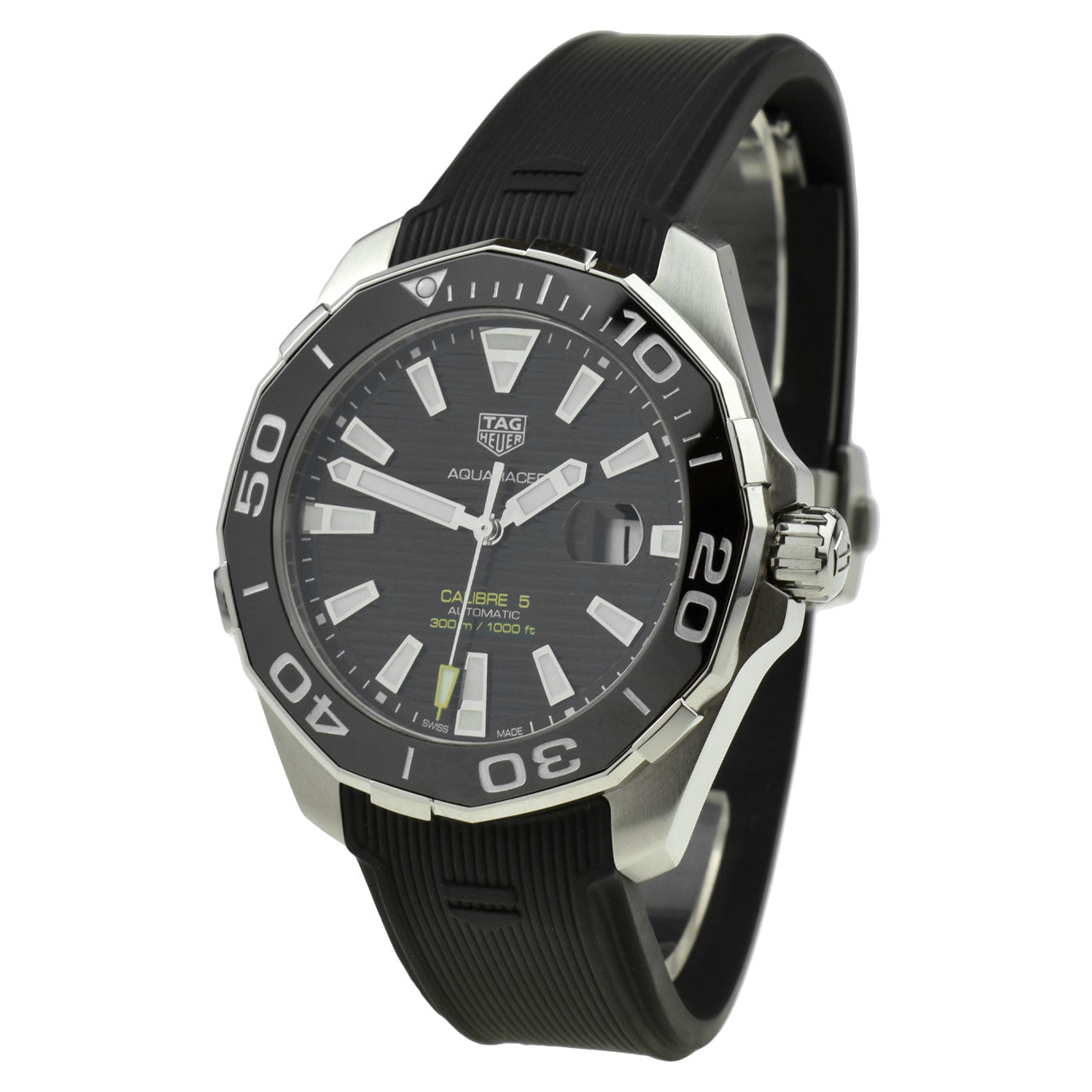  Shop Authentic Tag Heuer Aquaracer Black Dial Watch for Men - WAY201A.FT6142 - Luxxuri