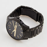  Shop Authentic Armani Exchange Hampton Chronograph Black Dial Black Steel Strap Watch For Men - AX2413 - Luxxuri