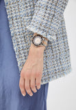  Shop Authentic Michael Kors Runway Quartz Black Dial Two Tone Steel Strap Watch For Women - MK6960 - Luxxuri