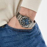  Shop Authentic Fossil Everett Chronograph Grey Dial Grey Steel Strap Watch for Men - FS5830 - Luxxuri