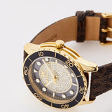  Shop Authentic Michael Kors Runway Quartz Black Dial Brown Leather Strap Watch For Women - MK6979 - Luxxuri