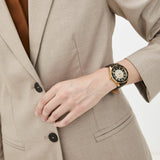  Shop Authentic Michael Kors Runway Quartz Black Dial Brown Leather Strap Watch For Women - MK6979 - Luxxuri