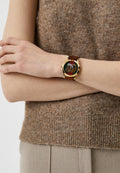  Shop Authentic Gucci Le Marche Des Merveilles Red & Green Dial Brown Leather Strap Unisex Watch - YA126497 - Luxxuri