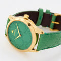  Shop Authentic Gucci G Timeless Quartz Green Dial Green Leather Strap Watch For Women - YA1264099 - Luxxuri