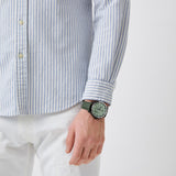  Shop Authentic Armani Exchange Banks Chronograph Green Dial Green Leather Strap Watch For Men - AX1725 - Luxxuri