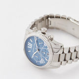  Shop Authentic Michael Kors Lexington Chronograph Blue Dial Silver Steel Strap Watch For Women - MK7215 - Luxxuri