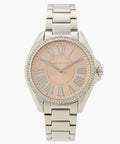  Shop Authentic Michael Kors Kacie Three Hand Pink Dial Silver Steel Strap Watch for Women - MK6929 - Luxxuri