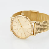  Shop Authentic Armani Exchange Lola Analog Gold Dial Gold Mesh Strap Watch For Women - AX5536 - Luxxuri