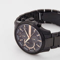  Shop Authentic Armani Exchange Chronograph Black Dial Black Steel Strap Watch For Men - AX2429 - Luxxuri