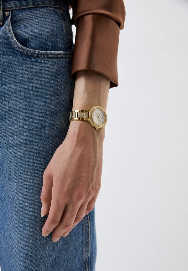  Shop Authentic Michael Kors Taryn Mother of Pearl Dial Gold Steel Strap Watch For Women - MK6567 - Luxxuri