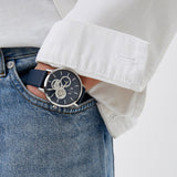  Shop Authentic Armani Exchange Cayde Chronograph Blue Dial Blue Leather Strap Watch for Men - AX2746 - Luxxuri