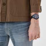  Shop Authentic Guess Connoisseur Quartz Blue Dial Blue Steel Strap Watch For Men - GW0265G9 - Luxxuri