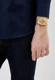  Shop Authentic Guess Tailor Multifunction Gold Dial Gold Mesh Bracelet Watch for Men - GW0368G2 - Luxxuri