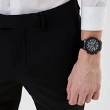  Shop Authentic Guess Edge Chronograph Black Dial Black Steel Strap Watch For Men - GW0539G3 - Luxxuri