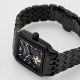  Shop Authentic Emporio Armani Meccanico Black Dial Black Steel Strap Watch For Men - AR60058 - Luxxuri