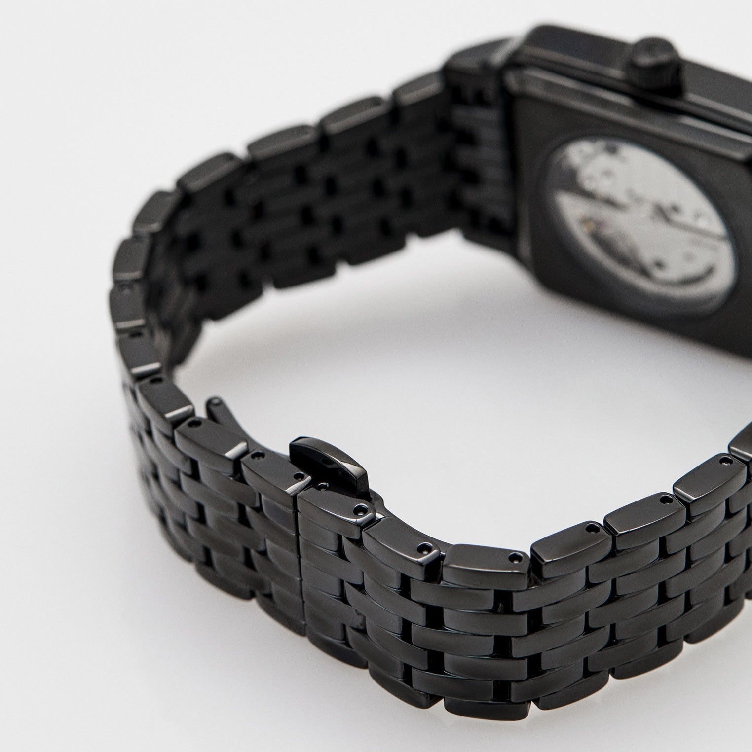  Shop Authentic Emporio Armani Meccanico Black Dial Black Steel Strap Watch For Men - AR60058 - Luxxuri