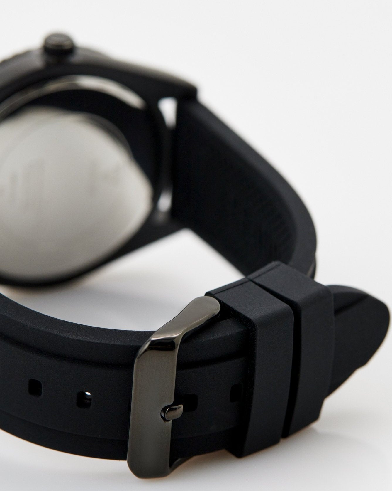  Shop Authentic Guess Connoisseur Black Dial Black Silicone Strap Watch For Men - GW0335G1 - Luxxuri