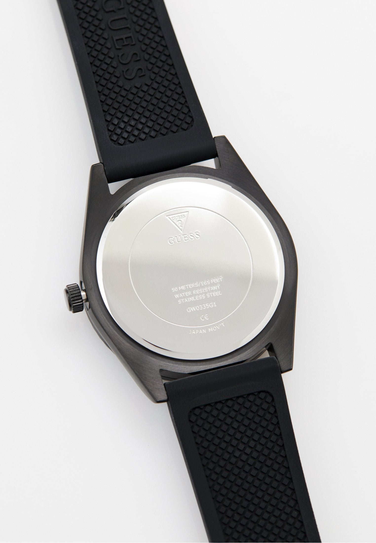  Shop Authentic Guess Connoisseur Black Dial Black Silicone Strap Watch For Men - GW0335G1 - Luxxuri