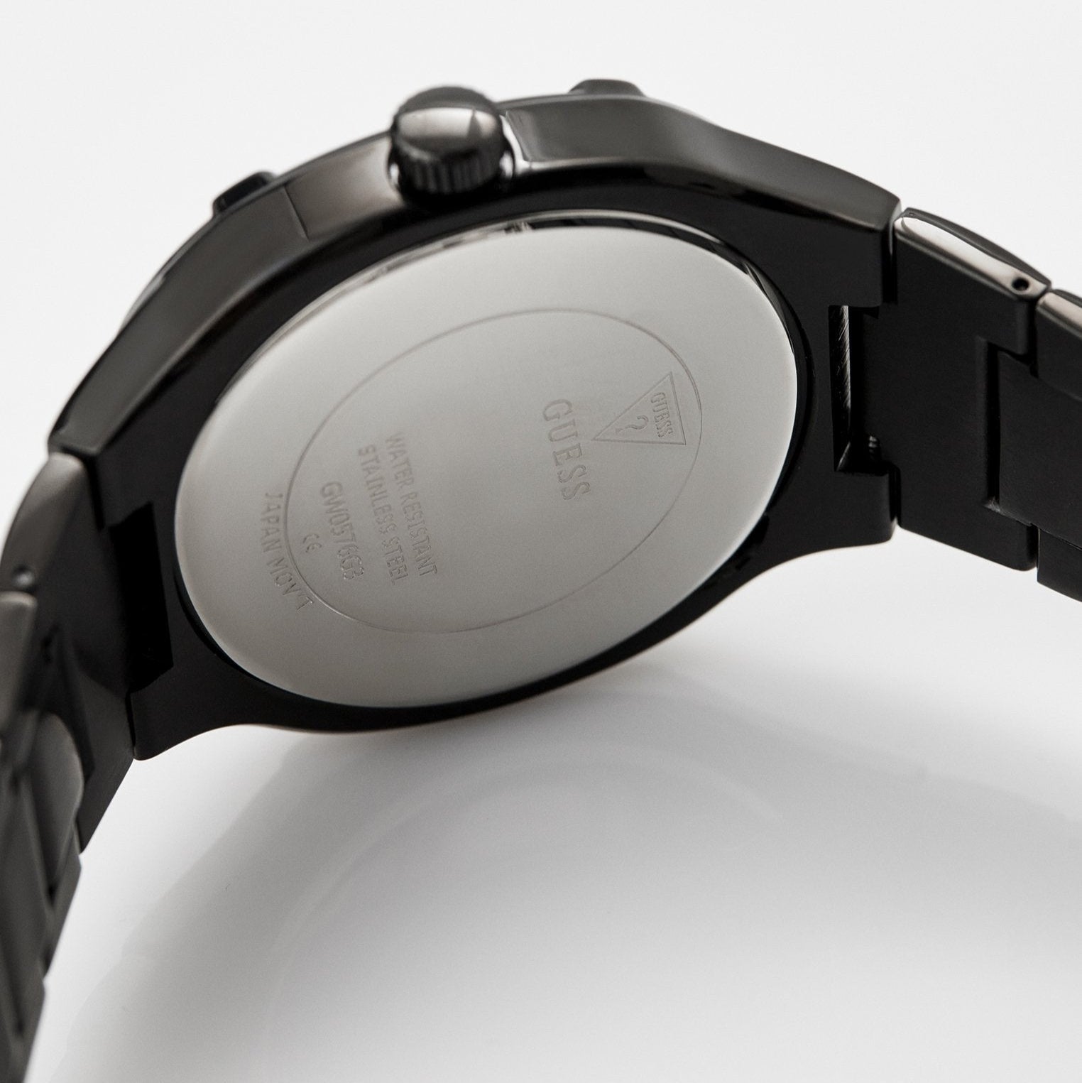  Shop Authentic Guess Duke Glitz Crystals Black Dial Black Steel Strap Watch For Men - GW0576G3 - Luxxuri