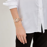  Shop Authentic Guess Allara Quartz Rose Gold Dial Rose Gold Steel Strap Watch For Women - GW0604L3 - Luxxuri