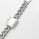  Shop Authentic Michael Kors Chain Lock Pave Silver Dial Silver Steel Strap Watch For Women - MK4718 - Luxxuri