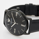  Shop Authentic Emporio Armani Minimalist Analog Black Dial Black Leather Strap Watch For Men - AR11573 - Luxxuri