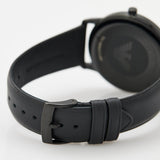  Shop Authentic Emporio Armani Minimalist Analog Black Dial Black Leather Strap Watch For Men - AR11573 - Luxxuri