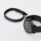  Shop Authentic Armani Exchange Nico Analog Black Dial Black Steel Strap Watch For Men - AX7102 - Luxxuri
