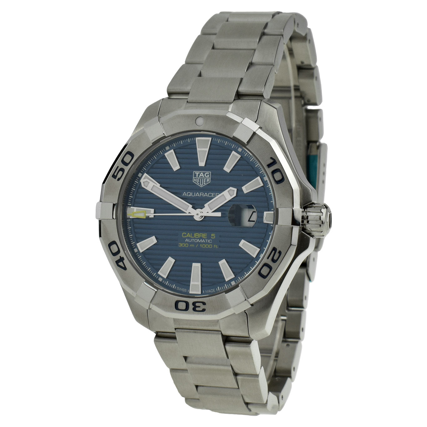  Shop Authentic Tag Heuer Aquaracer Blue Dial Watch for Men - WAY2012.BA0927 - Luxxuri