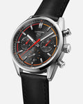  Shop Authentic Tag Heuer Carrera Chronograph Black Dial Black Leather Strap Watch for Men - CBN201C.FC6542 - Luxxuri
