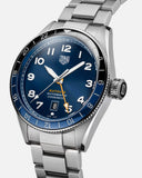  Shop Authentic Tag Heuer Autavia Cosc GMT Automatic Blue Dial Silver Steel Strap Watch for Men - WBE511A.BA0650 - Luxxuri
