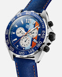  Shop Authentic Tag Heuer Formula 1 Gulf Edition Blue Dial Blue Leather Strap Watch for Men - CAZ101N.FC8243 - Luxxuri