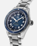  Shop Authentic Tag Heuer Autavia Automatic Blue Dial Silver Steel Strap Watch for Men - WBE5116.EB0173 - Luxxuri