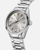  Shop Authentic Tag Heuer Carrera Date Silver Dial Silver Steel Strap Watch for Women - WBN2310.BA0001 - Luxxuri