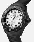  Shop Authentic Tag Heuer Aquaracer Professional 300 Automatic White Dial Black Rubber Strap Watch for Men - WBP201D.FT6197 - Luxxuri