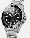  Shop Authentic Tag Heuer Aquaracer Caliber 5 Black Dial Silver Steel Strap Watch for Men - WAY201A .BA0927 - Luxxuri