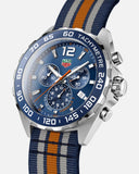  Shop Authentic Tag Heuer Formula 1 Chronograph 43mm Blue Dial NATO Strap Watch for Men - CAZ1014.FC8196 - Luxxuri