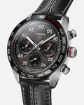  Shop Authentic Tag Heuer Carrera Porsche Chronograph Special Edition Black Dial Black Leather Strap Watch for Men - CBN2A1F.FC6492 - Luxxuri