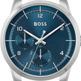  Shop Authentic Hugo Boss Sophio Blue Dial Silver Mesh Bracelet Watch for Men - 1513942 - Luxxuri