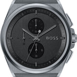 Shop Authentic Hugo Boss Steer Chronograph Quartz Grey Dial Grey Steel Strap Watch For Men - 1513996 - Luxxuri