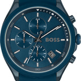  Shop Authentic Hugo Boss Velocity Chronograph Blue Dial Blue Rubber Strap Watch For Men - 1514061 - Luxxuri