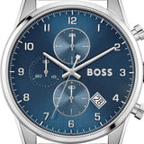  Shop Authentic Hugo Boss Skymaster Blue Dial Brown Leather Strap Watch for Men - 1513940 - Luxxuri