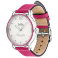 Coach Delancey White Dial Red Leather Strap Watch for Women - 14502879