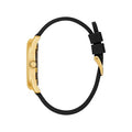  Shop Authentic Guess Cubed Analog Gold Dial Black Silicone Strap Watch For Women - GW0665L1 - Luxxuri