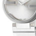  Shop Authentic Gucci G Interlocking Silver Dial Silver Steel Strap Watch For Women - YA133503 - Luxxuri