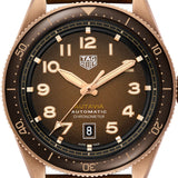  Shop Authentic Tag Heuer Autavia Brown Dial Brown Leather Strap Watch for Men - WBE5191.FC8276 - Luxxuri