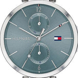  Shop Authentic Tommy Hilfiger Angela Blue Dial Silver Steel Strap Watch for Women - 1782126 - Luxxuri